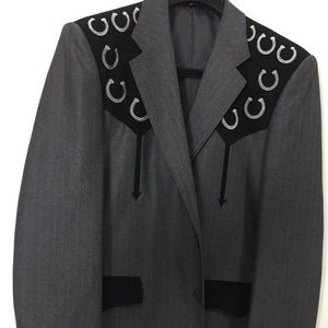 Mens Rodeo Blazer Jacket Sport Coat Western Size M